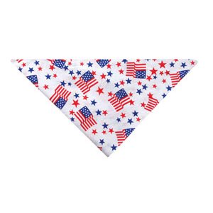 Patriotic Bandanna - Flags on White