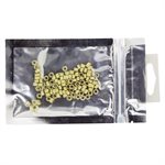 Feather Crimping Beads TAN, Package of 100