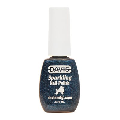 Sparkling Nail Polish, 0.5 oz.- Dark Blue