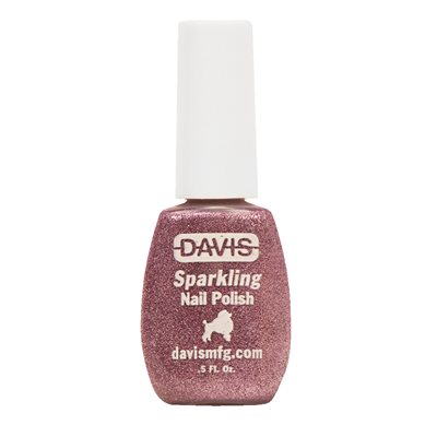Sparkling Nail Polish, 0.5 oz.- Rose