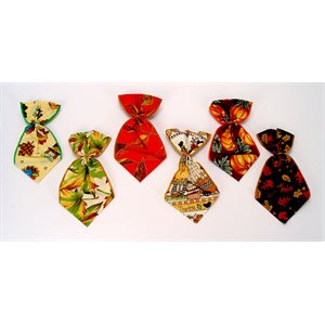 Autumn Bowser Ties - 12 Medium Assorted Designs 