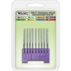Wahl 5 in 1 Stainless Steel Attachment Combs, Individual